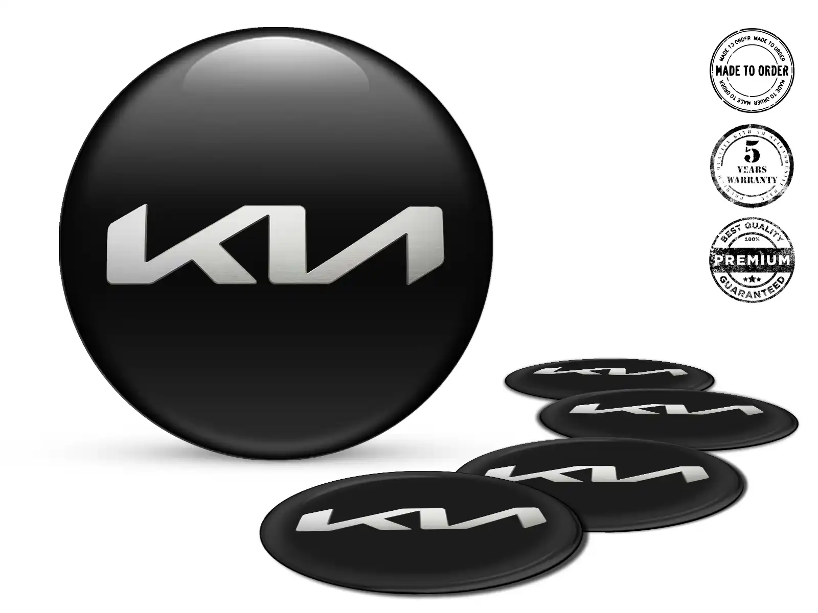 KIA Epoxy Dome Aufkleber Luxus Autoembleme